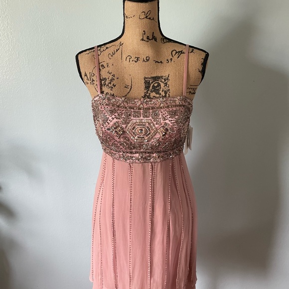 Sue Wong Sequin Flapper Formal Beaded Dress Size 6 NWT - Picture 4 of 15